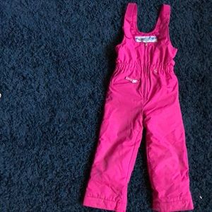 Obermeyer Girls snow bib size 6